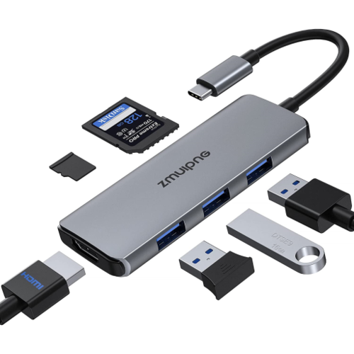 USB C Hub MEANHIGH USB 3.0 Hub for Laptop 4 Port USB Expander Multiport USB  Splitter Type C Hub Dongle for MacBook Pro, Mac Mini iMac, Dell, HP
