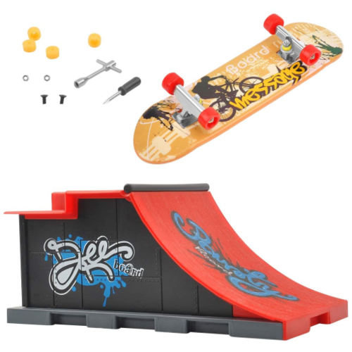 Buy Fingerboard Skatepark Set 5Pcs with 13Pcs Mini Finger Toy Set