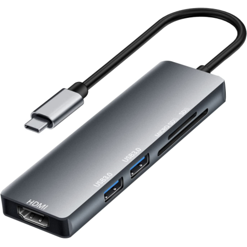 USB Hub 3.0 Powered, ikuai 5-Port Multiple USB Port Splitter, USB 3 Powered  Hub, High-Speed Portable USB Port Expander, Charging Supported, 24W Power