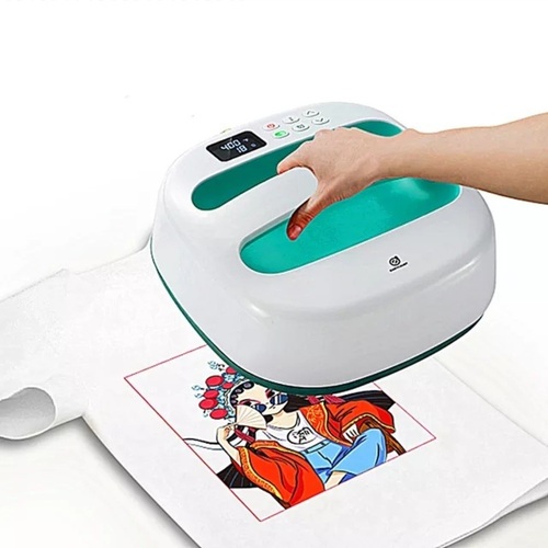 프레스기 티셔츠 프린팅기계 DIY 기계 휴대용 날인기 인쇄기 각인기 프레스 전사 원단 로고 스탬핑 프린트