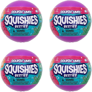 Squishums Squishies Besties Series 4 - 많은 4 개의 블라인드 캡슐